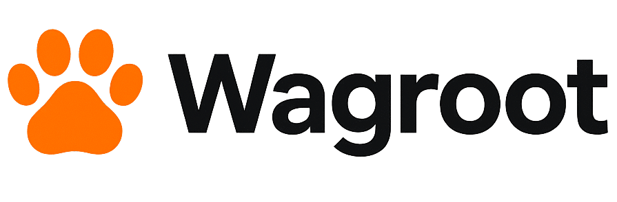 wagroot logo professional dog training brand